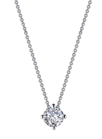 Lafonn Solitaire Necklace - .65CTTW
