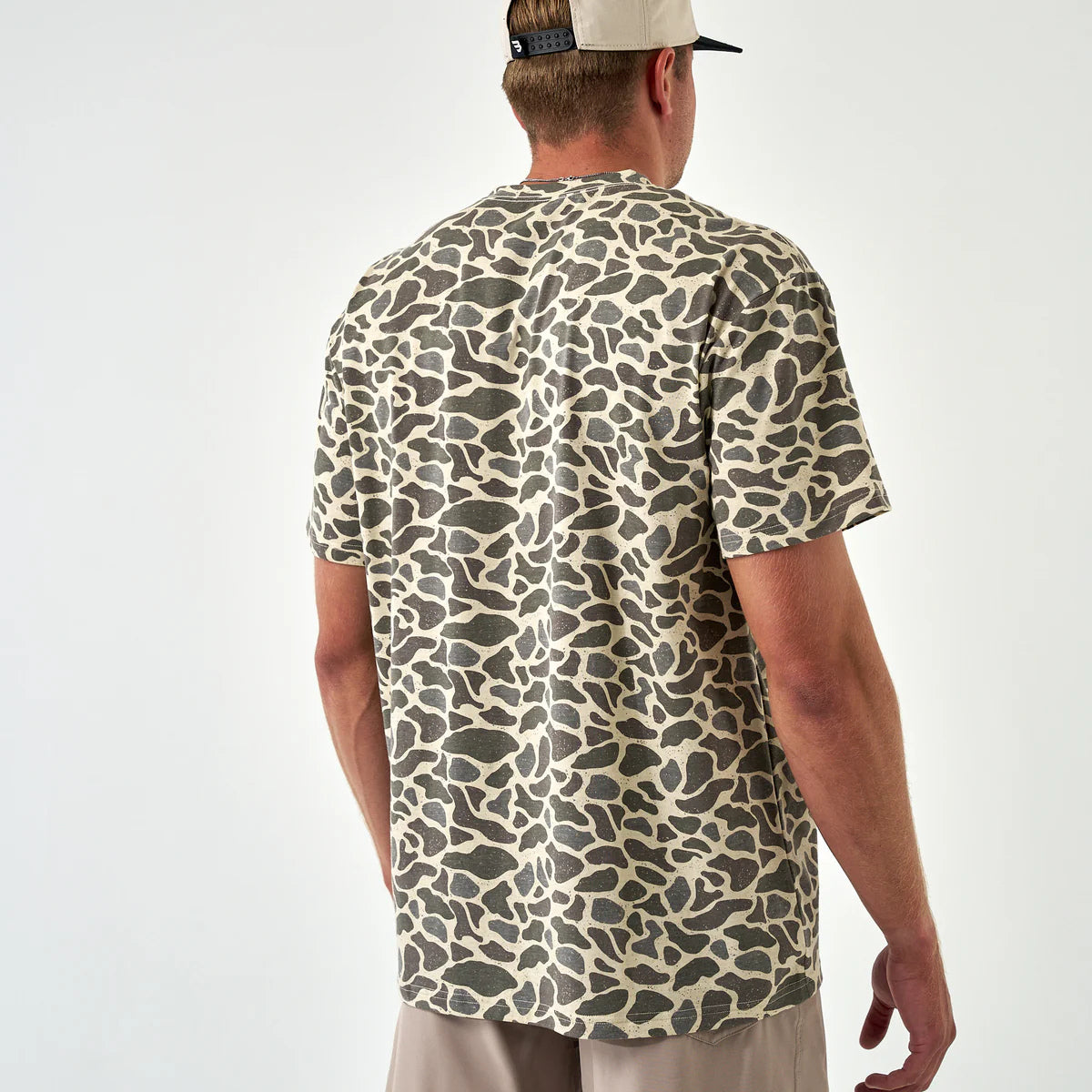 Burlebo Short Sleeve Pocket Tee - Classic Deer Camo