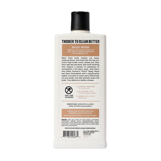 Duke Cannon 18oz Thick Body Wash - Buck Moon