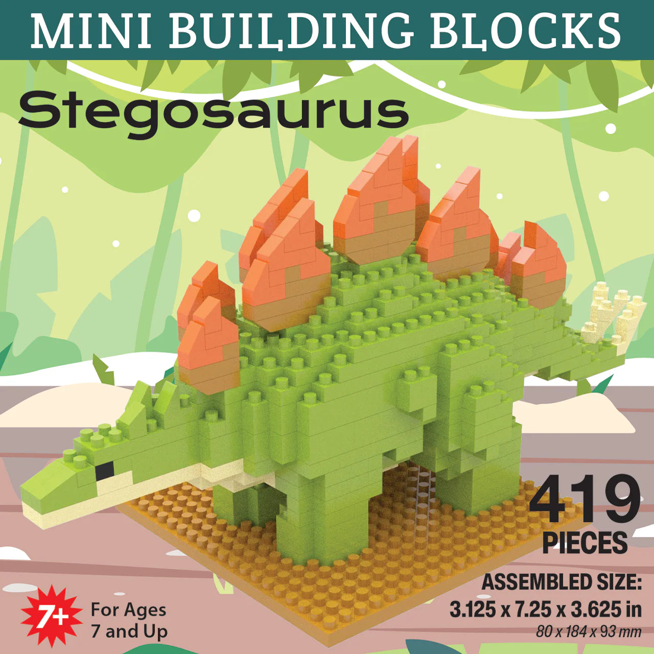 92046-MBBM Mini Building Block Stegosaurus