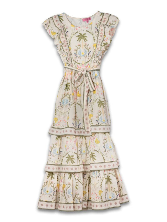 0126-DRS-CABANA Simply Southern Women's Cabana Tiered Dress 