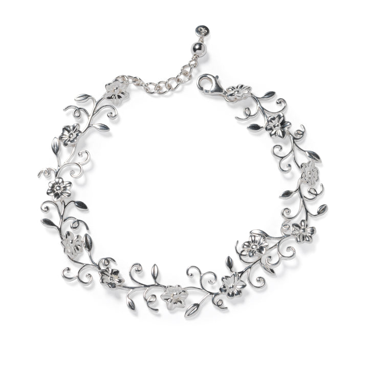 722 DER B394 Southern Gates Sterling Silver Courtyard Garden Gate Bracelet 0