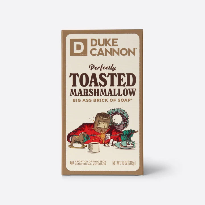 BSBA-HOLGEN10 Duke Cannon Toasted Marshmallow Big Ass Brick of Soap® Warm Vanilla + Torched Sugar 0