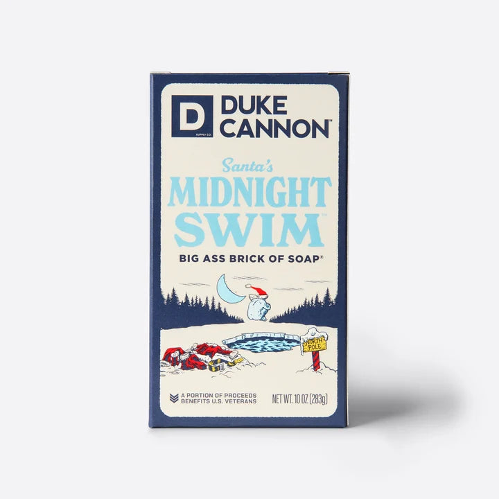 BSBA-SS10 Duke Cannon Santa's Midnight Swim Big Ass Brick of Soap® Sandalwood + Lavender 0
