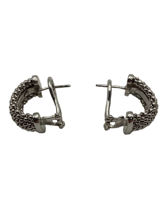 XER010 ITAL Media Imports Sterling Silver Birdcage Earrings 0