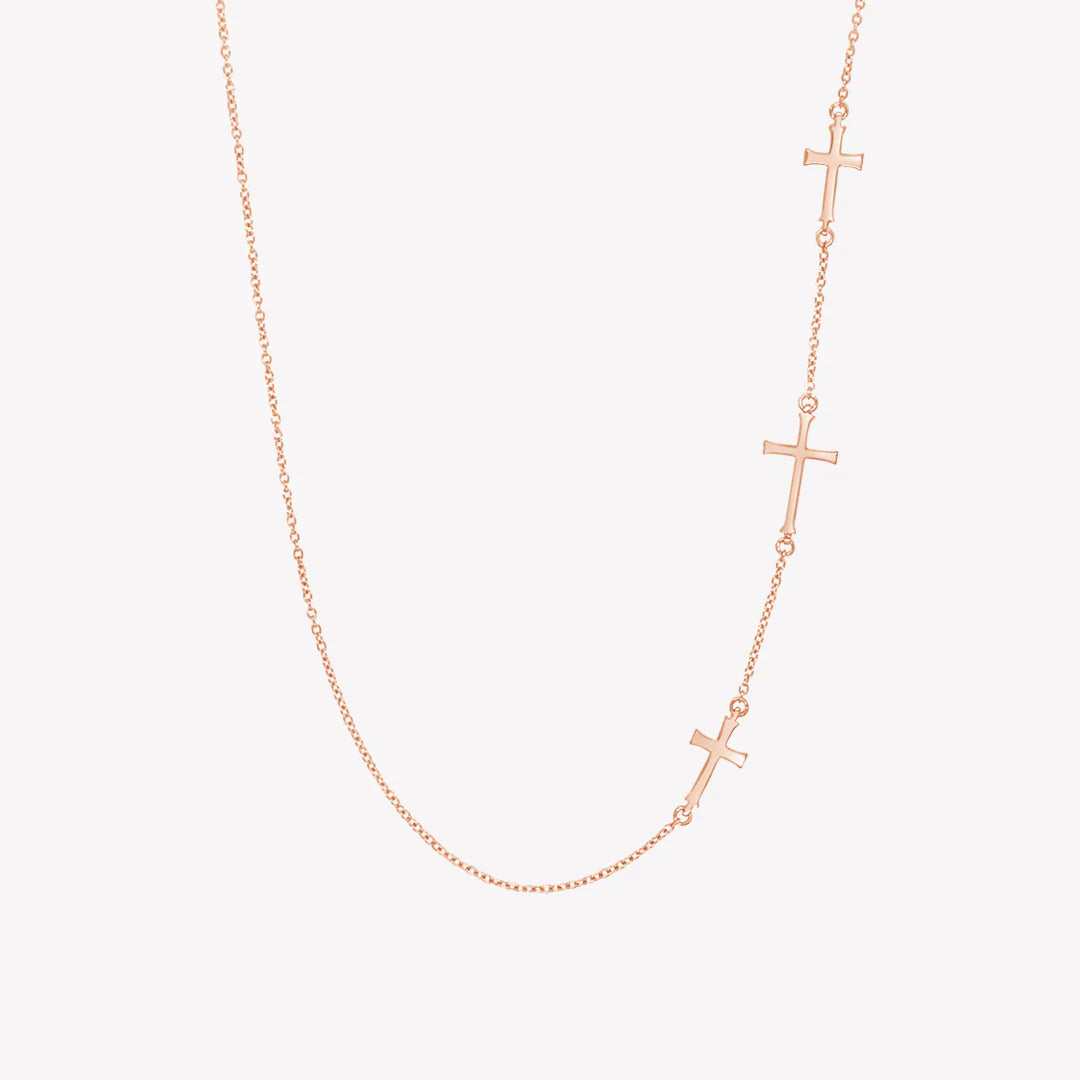 390005 RIZEN Calvary Cross Necklace 18.5"