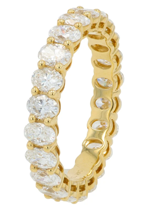 LETB-1212 14K YG 3.00CTTW Lab Grown Eternity Band Size 5