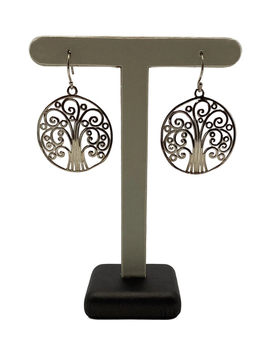 739 DER E422 Southern Gates Sterling Silver Tree Earrings