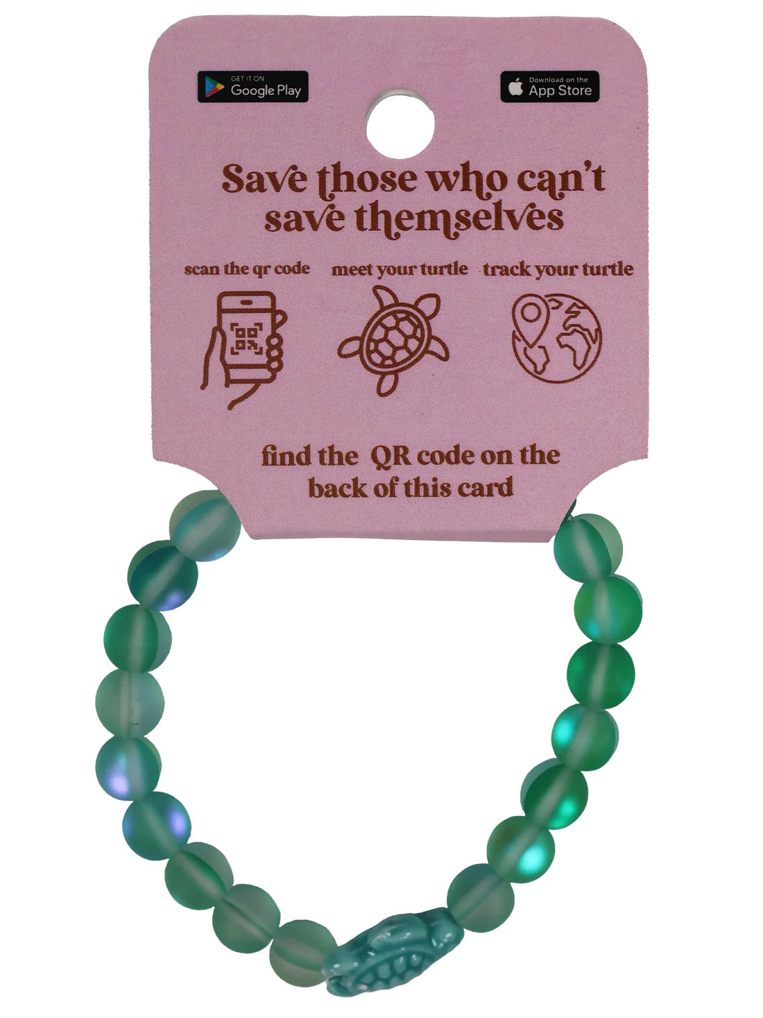 0124-JWL-TRACK-BRAC Simply Southern - Turtle Tracking Bracelet 0