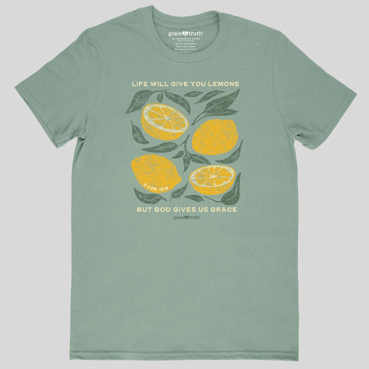 GTA5463 Grace & Truth Women's Lemons T-Shirt 0
