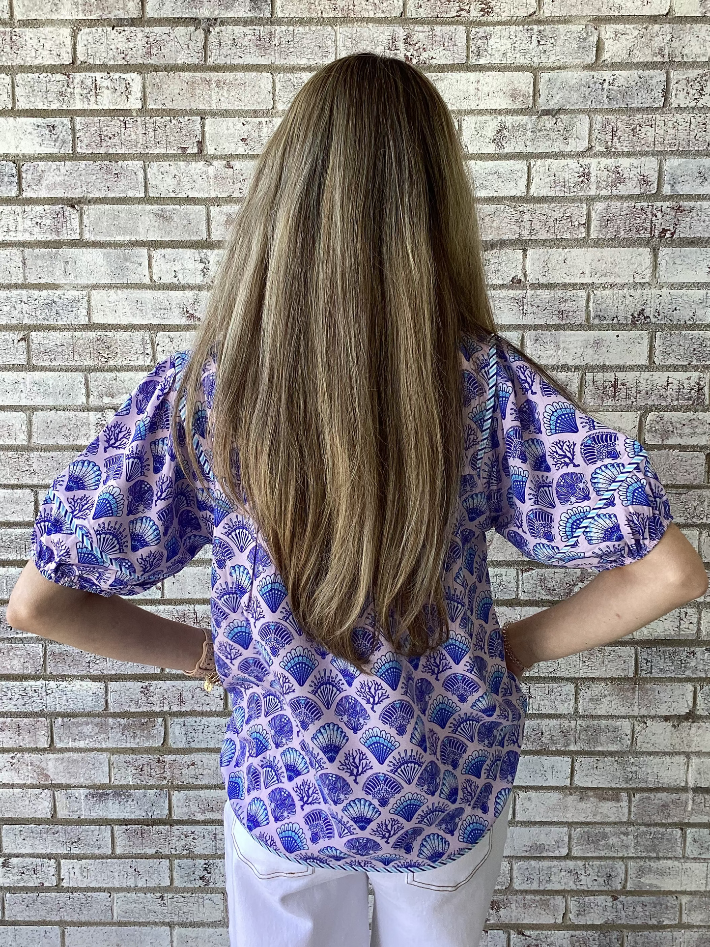 PP-0126-TOP-PRIM Simply Southern Seashell Prim Contrast Top