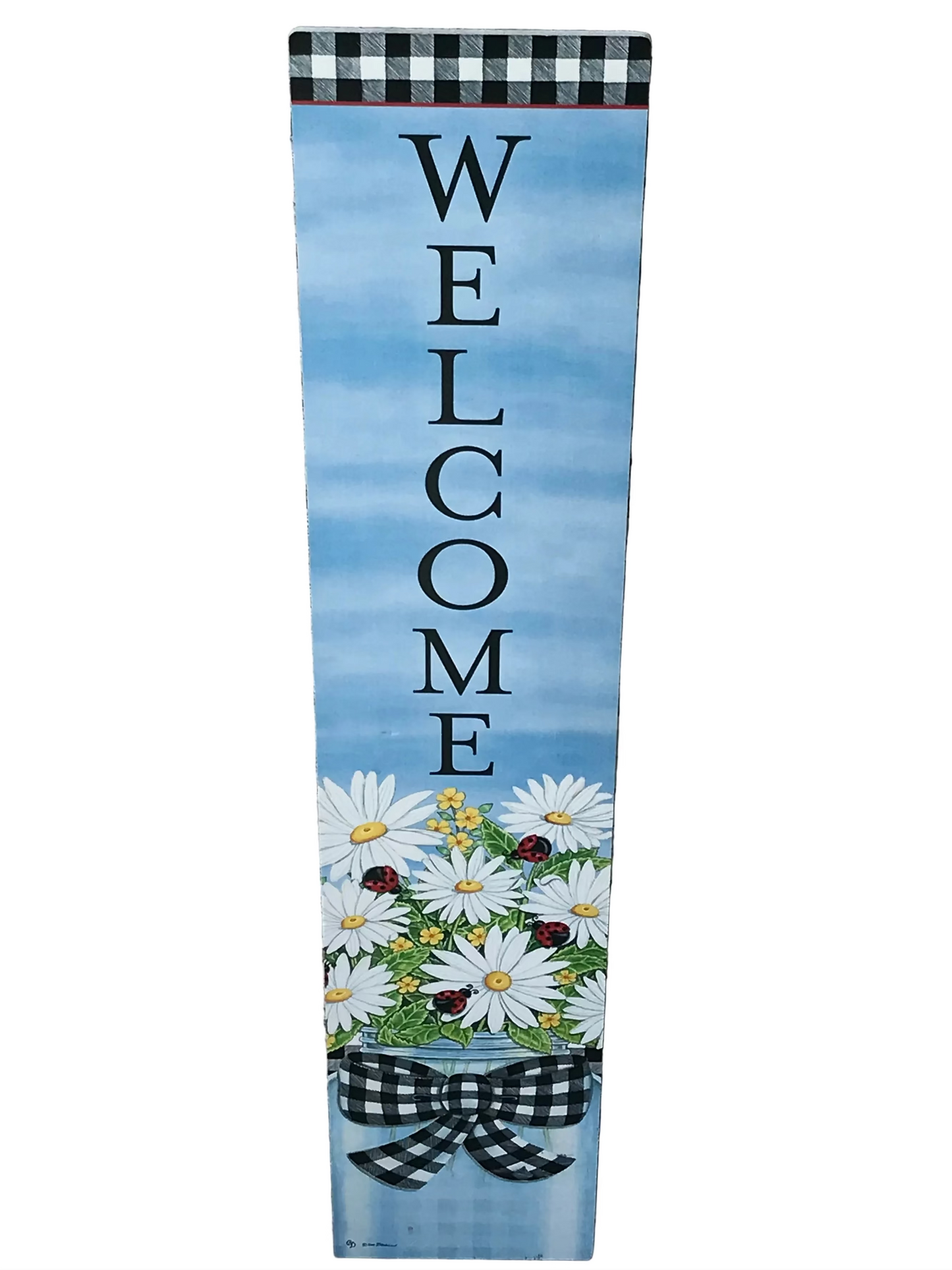 4553YE Custom Decor Daisies and Ladybugs Yard Expression