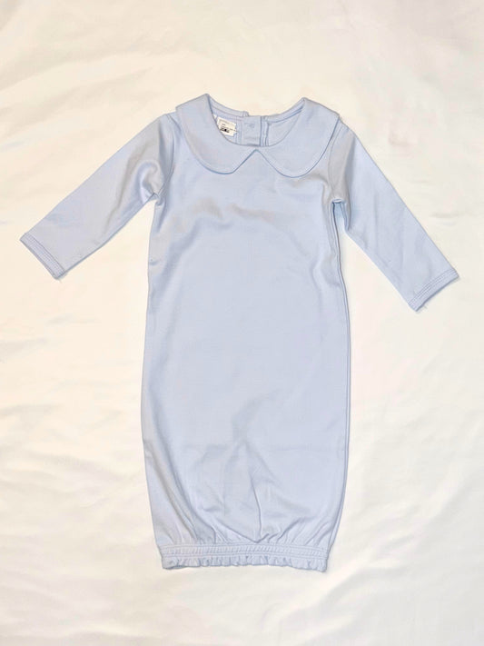 Newborn Baby Sleeping Gown in Blue, White, or Pink