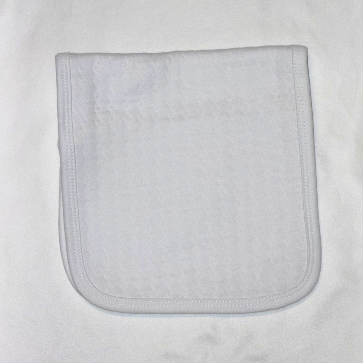 Baby Burp Cloth Slim Pearl Diamond Quilted Pink, Blue, White 0
