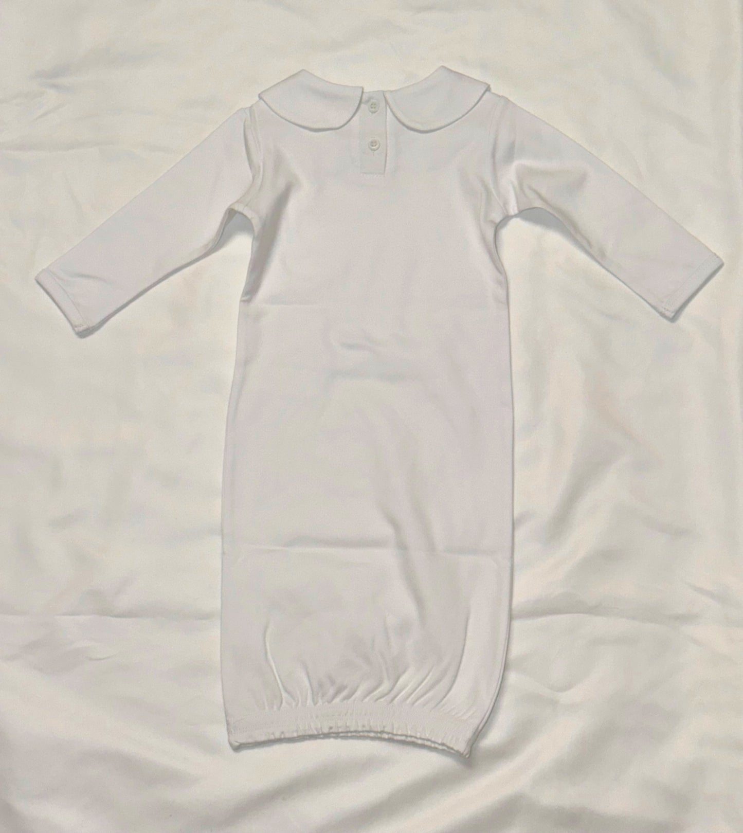 Newborn Baby Sleeping Gown in Blue, White, or Pink
