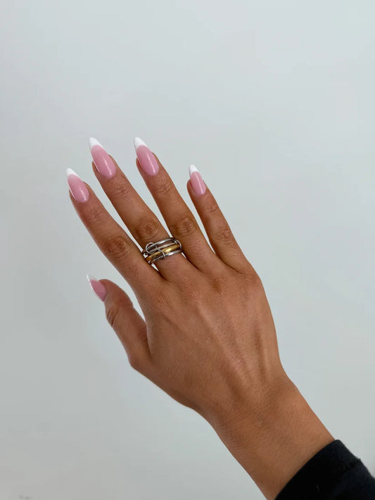 Chansutt Pearls The Gia Ring Water Resistant 18k Plated Stainless Steel
