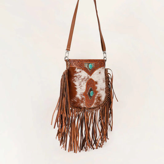 LW-SS25-017-SB Myra Loyal West Mojave Tassle Bag