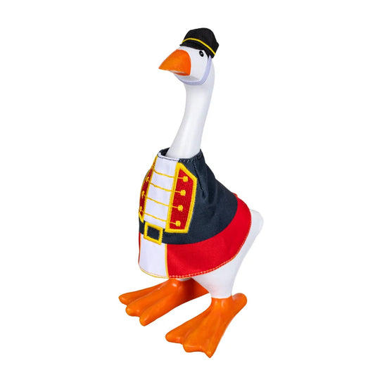 TAJD98TAF Evergreen Gordy the Desktop Goose Hillside Pasture Table Decor Fabric Accessory Set, Nutcracker 0