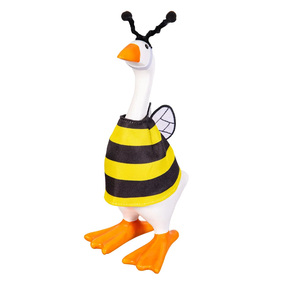 TAXCF8TAF Evergreen Gordy the Desktop Goose Hillside Pasture Table Decor Fabric Accessory Set, Bee 0