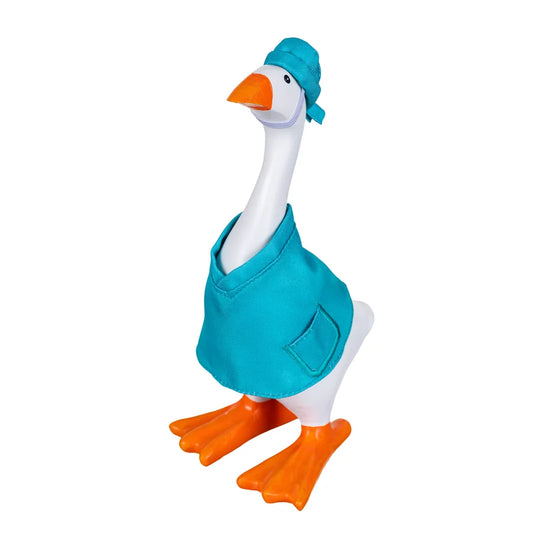 TAQBN8TAF Evergreen Gordy the Desktop Goose Hillside Pasture Table Decor Fabric Accessory Set, Medical Professional 0