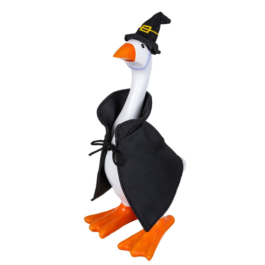 TAY2P8TAF Evergreen Gordy the Desktop Goose Hillside Pasture Table Decor Fabric Accessory Set, Witch 0