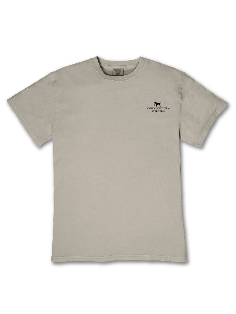 MN-MINWASH-WADERS-BRCH Simply Southern Mens "Wings and Waders Swamp Shindig" T-shirt