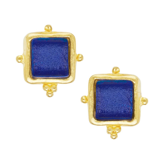 Susan Shaw Gold Plated Madeline Studs