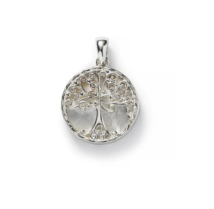 740 DER P1979SS Southern Gates Sterling Silver Southern Oak MOP Pendant 0