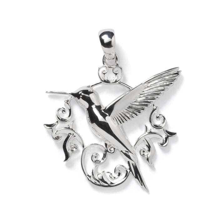 740 DER P1983 Southern Gates Sterling Silver Courtyard Hummingbird Pendant 0