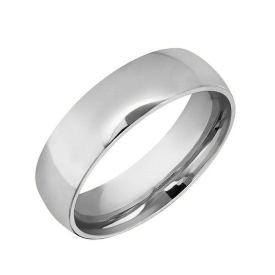 PRMT500GCF 10KT 5mm Size 11 White Gold Wedding Band 0