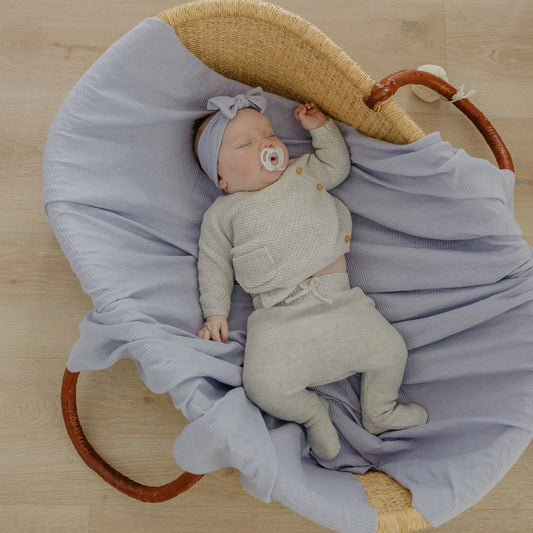 CP-SWAD-0083-NSZ Copper Pearl Periwinkle Knit Blanket