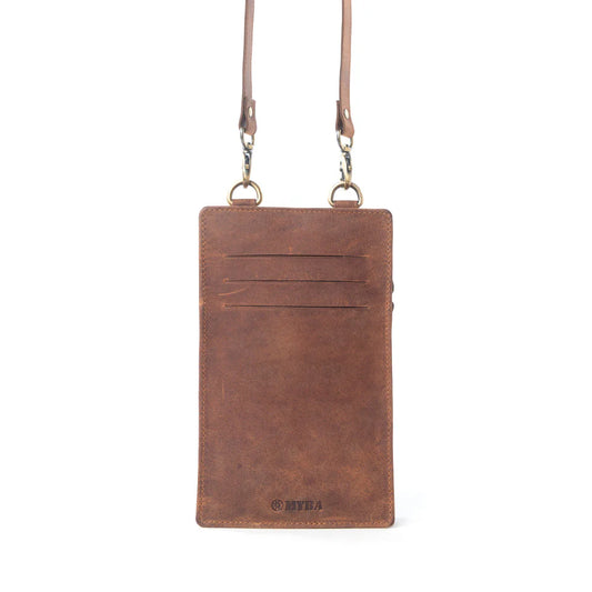 S-14292 Myra Duneland Rise Handtooled Bag in Brindle Ivory