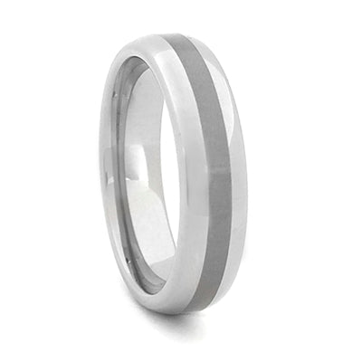 SR2-6MM Steel Revolt Domed Tungsten Carbide Wedding Band 0