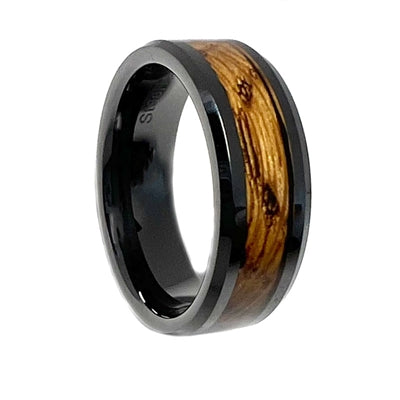 SRTNW17-8MM Steel Revolt High Tech Ceramic Wedding Band 0