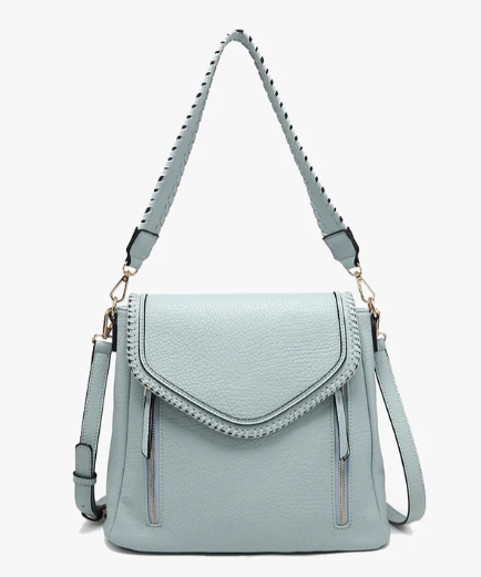 M2167-MST.GY Jen & Co Lorelei Crossbody Misty Grey