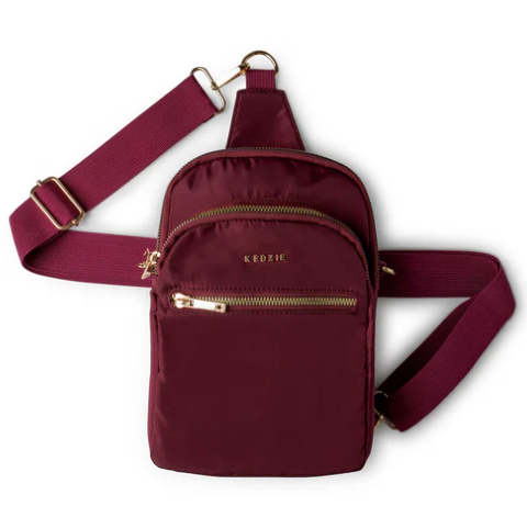 KDZSL3 Kedzie Roundtrip Sling Bag Burgundy