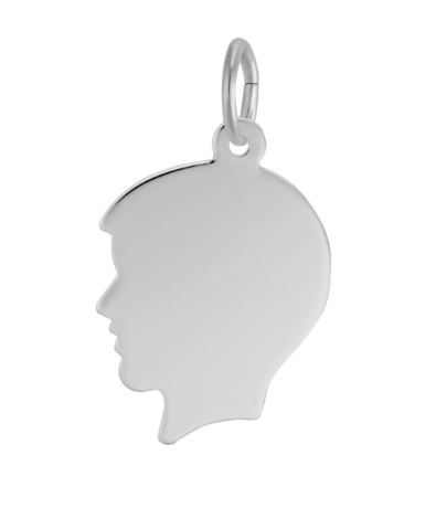 4429 Rembrandt Boy's Head Charm 0