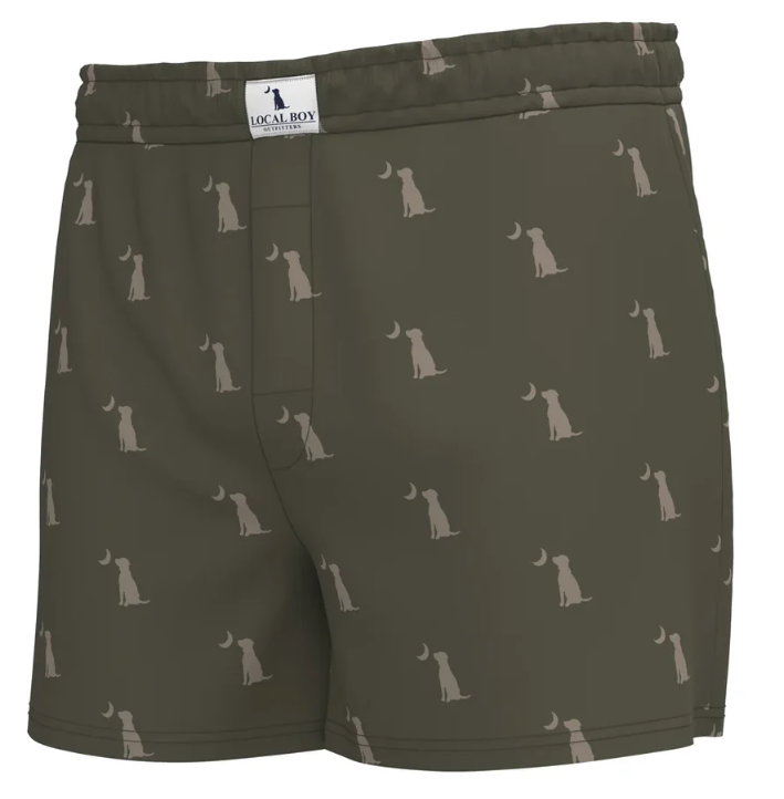 L1600023 Local Boy CDDM-Cedar Dog and Moon Boxer Shorts 0