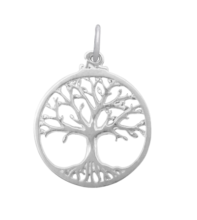 1166 Rembrandt Sterling Silver Tree of Life Charm 0