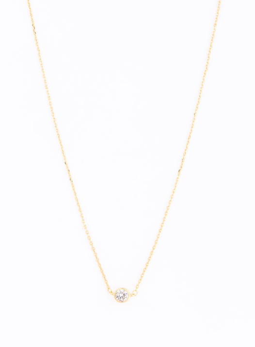 62891 Michelle McDowell Carmryn Necklace 18K Yellow Gold Plated 0