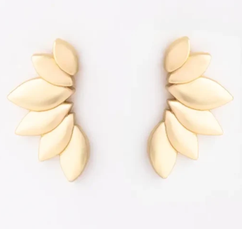 28456 Michelle McDowell Prismo Gold Tone Earrings 0