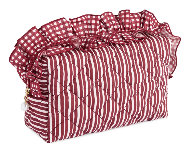 02-62-142MAR Shiraleah Lucy Zip Pouch Maroon 0