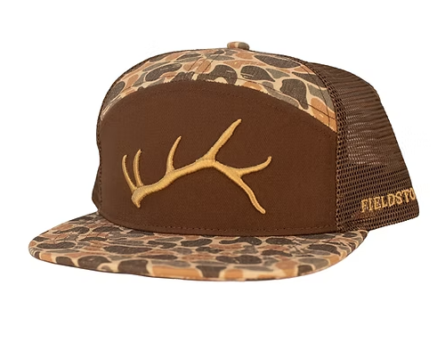 RH-187 Fieldstone 7 Panel Backwoods Shed Hat Brown 0