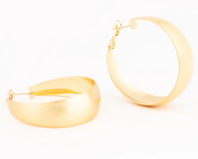 78735 Michelle McDowell Gold Tone Tatum Earrings 0