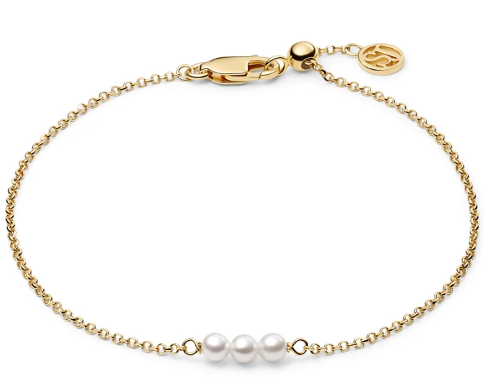 19080 Sif Jakobs Perla Cinque 18K Gold Plated Sterling Silver Bracelet 0