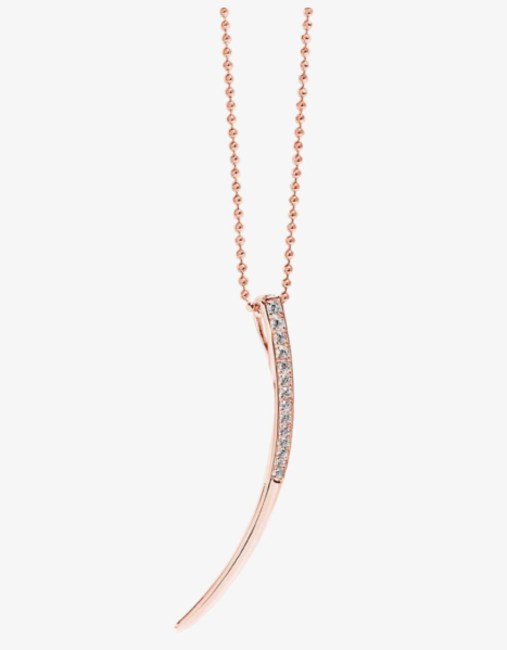 12012 Sif Jakobs Rose Gold Plated Sterling Silver CZ Amalfi Pendant 0
