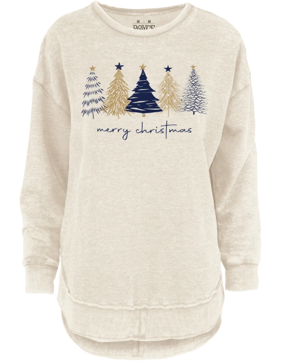 RDG65A23KET Royce "Sketchy Trees" Hi-Lo Fleece Ivory 0