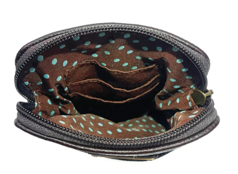 827GT7 Chala Cellphone Crossbody Guitar Brown 0