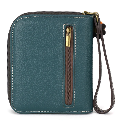 839BBF1S Chala Zip-Around - Wallet Blue Butterfly - Blue Stripe 0