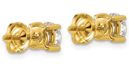 EM1006S-150C-LD 14K Yellow Gold 1 1/2CTW Lab Grown Diamond Stud Earrings 0